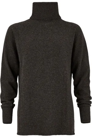 CELTIC & CO. Grey Geelong Slouch Roll Neck JumperXL