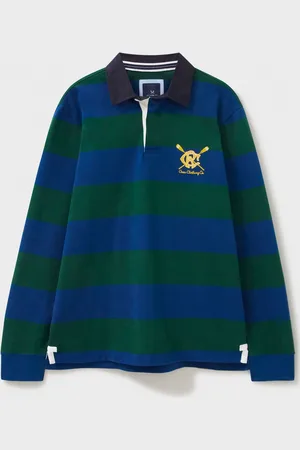 J.Crew Company 100% Cotton Heritage Stribet Rugby SkjorterXL