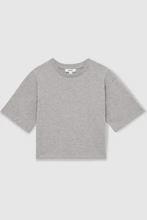 Reiss Cassy Oversized Cotton Crew-Neck T-Shirt9-10 år
