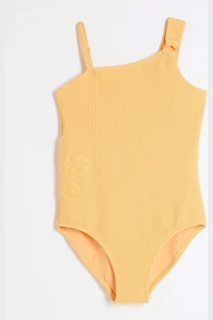 River Island Girls Crochet Side Asym Swimsuit122128cm