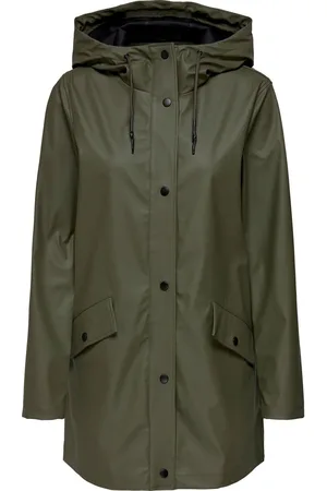 ONLY Water Resistant Raincoat With HoodXL 16