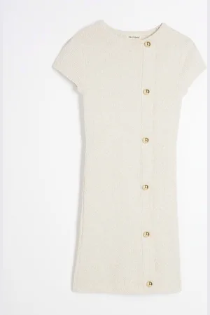 River Island Cream Knit Mini Dress46