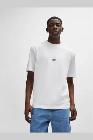 HUGO BOSS Logo Patch 100% Cotton Jersey T-ShirtM