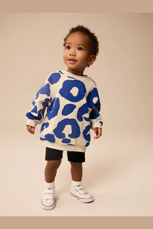 Next Sweat Top and Cycling Shorts Set (3mths-7yrs)2 - 3 år (92 - 98cm)