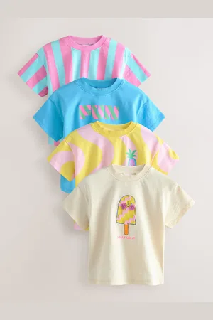 Next Icecream Tops 4 Pack (3mths-7yrs)1.5 - 2 år (86 - 92cm)