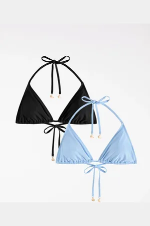 Friends Like These Triangle Slips Side Bikini Med Shell Trim