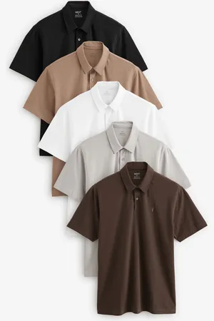 Next Kortærmet jersey poloskjorter 5 Pakkexxxxxlarge