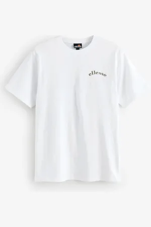 Ellesse Mens Courtside Club 100% Cotton T-ShirtMiddel