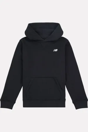 New Balance Kids Fransk frotté Lille logo 100% Bomuld Hættetrøje140146cm