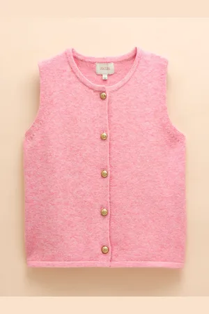 Joules Holly Button Through Knitted Vestmedium
