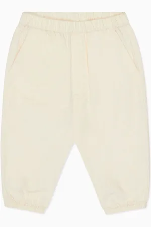 Mori Cream Bamboo Cord Pull Up 100% Organic Cotton Trousers6874cm