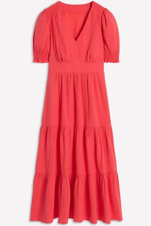 Boden Anna Double Cloth Midi 100% Cotton Dress42