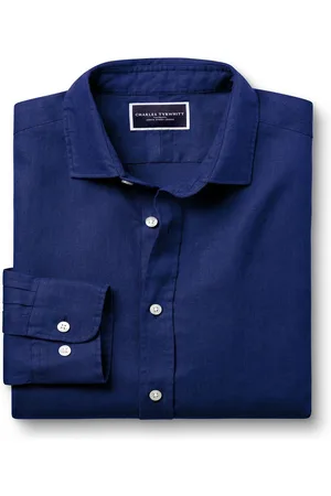 Charles Tyrwhitt Plain Pure 100% Hør Slim Fit SkjorterM