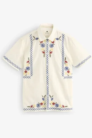 Anerkjendt Theo Cross Stitch 100% Cotton Shirtxlarge