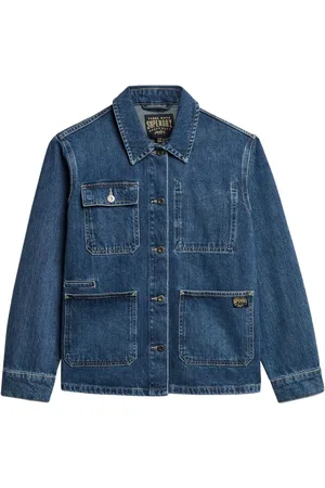 Superdry Denim Chore 100% Bomuld Jakke36