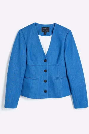 River Island Denim V-Neck Blazer38