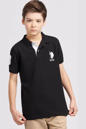 U.S. Polo Assn. U. S. Polo Assn. Boys Player 3 Pique 100% Cotton Polo Shirt7 - 8 år (122 - 128cm)