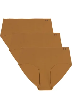 Under Armour No Show Pure Stretch Hipster 100% Cotton Knickers 3 PackXL