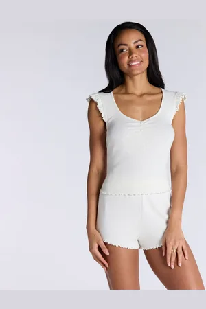 Boux Avenue Pointelle Frill Short Pyjamas Set42