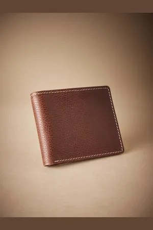 Next Signature Contrast Stitch Leather WalletEn