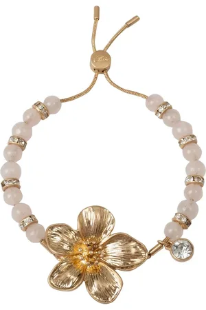Bibi Bijoux Gold Tone Flower Bead Friendship Braceleten