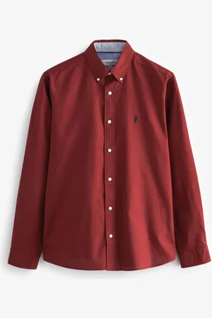 Next Langærmet Oxford 100% Bomuld Skjorter4XL