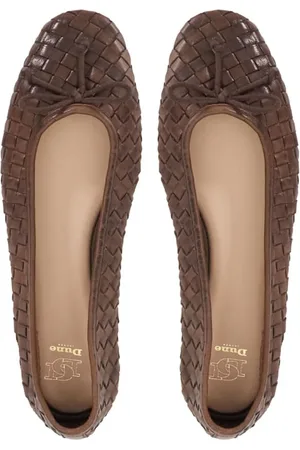 Dune Heat Woven Ballerina Shoeseu355