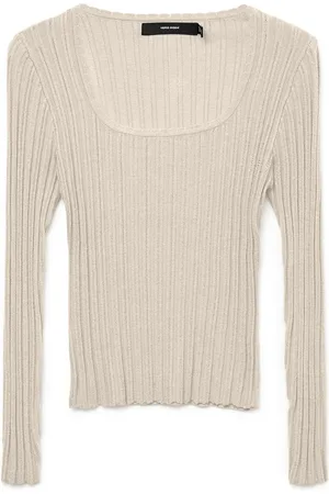 VERO MODA Long Sleeve Scoop Neck Knitted TopXS 6