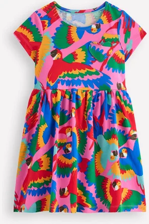 Boden 100% Cotton Heart Pocket Fun Jersey Dress128134cm