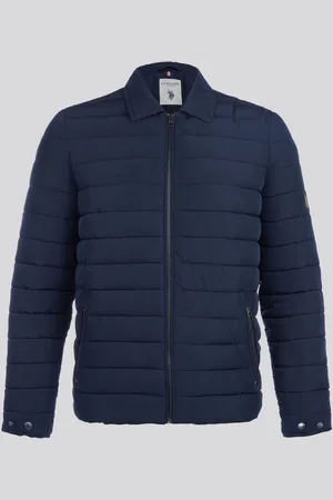 U.S. Polo Assn. U. S. Polo Assn. Mens Lightweight Quilted Collared JacketM