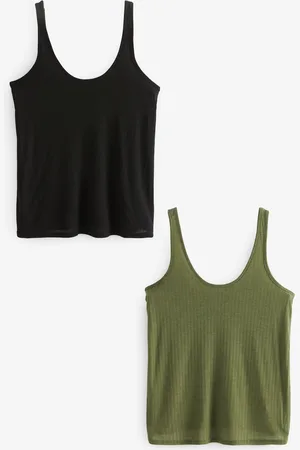 Next Strappy Scoopneck Slouch Ribbed Vest 2 Pakke42