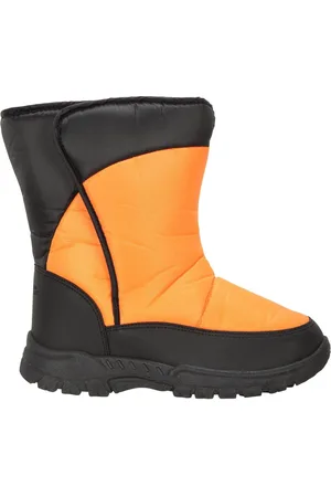 Mountain Warehouse Caribou Kids Single Stribet Sherpa Lined Adaptive Snow Støvler