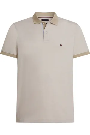 Tommy Hilfiger Normal pasform Stribet kortærmet 100% Bomuld Polo-skjorterStor