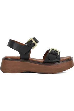 Dune Luno Buckle Flatform Sandalseu41