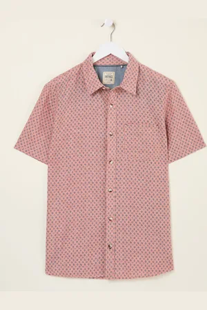 Fat Face FatFace Short Sleeve Mini Geo Print Shirtxlarge