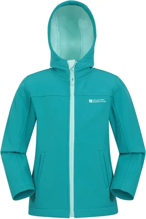 Mountain Warehouse Exodus Kids Water Resistant Fleece Lined Softshell Jacket110116cm
