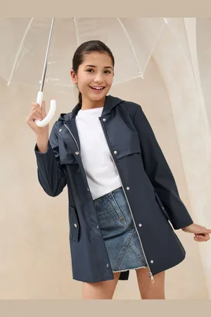 Lipsy London Shower Resistant Lightweight Rubberised Rain Coat (4-16yrs)134140cm