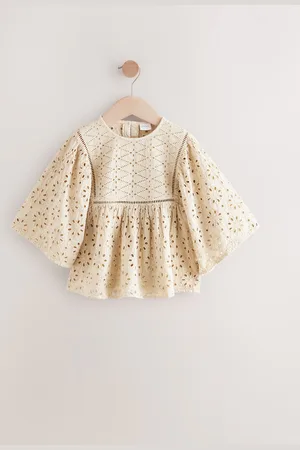 Next 100% Cotton Broderie Blouse (3-16yrs)15 år (170cm)