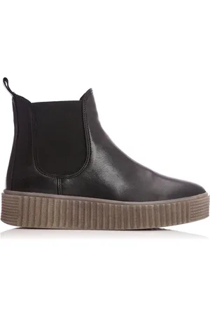 Moda In Pelle SH Illom Leather Chelsea Flexible Side Panel Boots