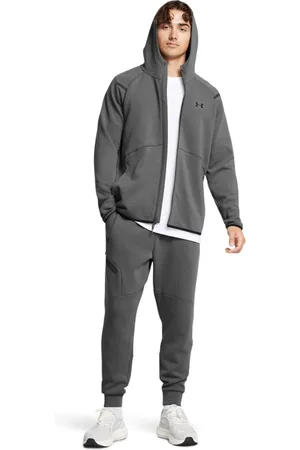 Under Armour Unstoppable Fleece Hættetrøje med fuld lynlåsXL