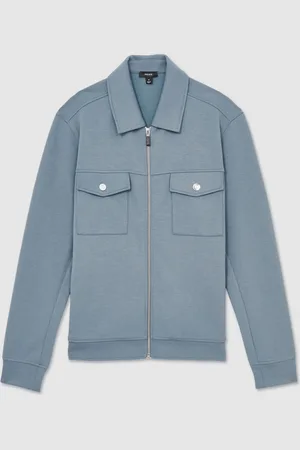Reiss Medina Interlock Zip-Through OvershirtXXL