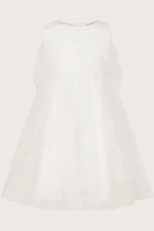 Monsoon Baby Alianthe Bow DressOp til 3 måneder (50 - 62cm)