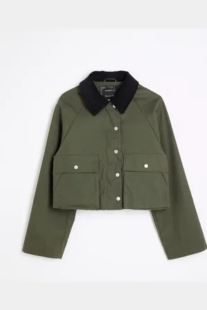 River Island Waxed Collar 100% Cotton Jacket38
