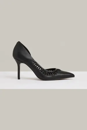 Reiss Marlene Læder Twist Detail Courtsko