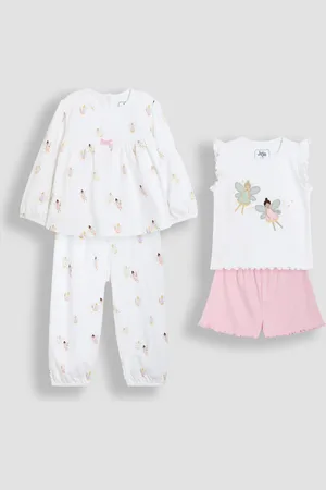 JoJo Maman Bébé 2-Pack Fairy Jersey Pyjamas9298cm
