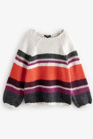 Next Oversized Soft Touch Scoopneck Chunky Knitted TrøjeS Reg