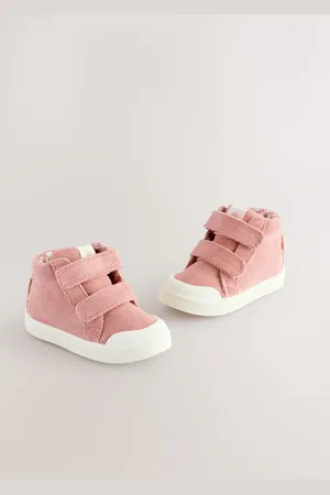 Next Touch Fasten Strap High Top Washable Trainers