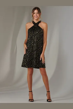 Jolie Moi Halterneck Slips Mini Kjole40