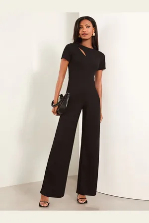 Lipsy London Short Sleeve Splice Jumpsuit44