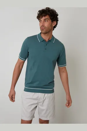 Threadbare Knitted Short Sleeve Polo Shirtlarge